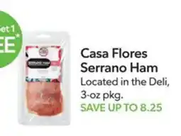 Publix Casa Flores Serrano Ham offer
