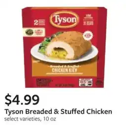 Fareway Tyson Breaded & Stuffed Chicken offer