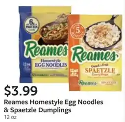 Fareway Reames Homestyle Egg Noodles & Spaetzle Dumplings offer