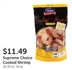 Fareway Supreme Choice Cooked Shrimp offer