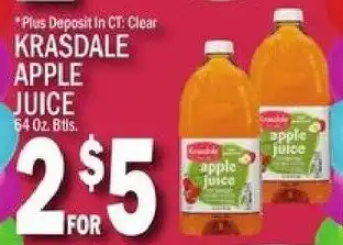Krasdale apple juice