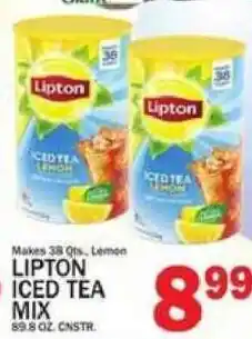 C Town Lipton iced tea mix offer