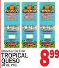 C Town Tropical queso blanco offer
