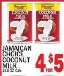 C Town Jamaican Choice Coconut Milk offer