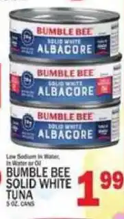 C Town Bumble Bee solid white albacore offer