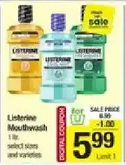 Star Market Listerine Mouthwash offer