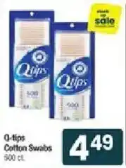 Star Market Q-tips Cotton Swabs offer