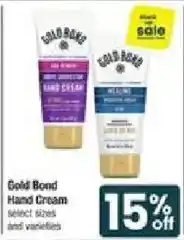 Star Market Gold Bond Hand Cream offer