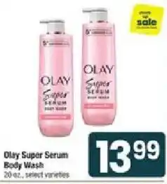 Star Market Olay Super Serum Body Wash offer
