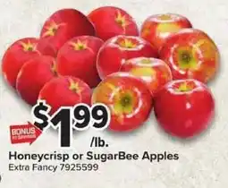 Giant Food Honeycrisp or SugarBee Apples offer