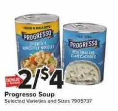 Giant Food Progresso Soup offer