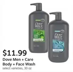 Fareway Dove Men + Care Body + Face Wash offer