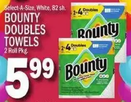 C Town Bounty doubles towels offer