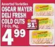 C Town Oscar Mayer deli fresh cold cuts offer