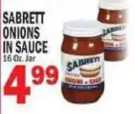C Town Sabrett onions in sauce offer