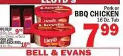 C Town Lloyd's pork or bbq chicken offer