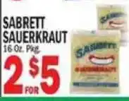 C Town Sabrett sauerkraut offer
