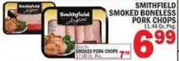 C Town Smithfield smoked boneless pork chops offer