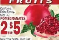 C Town California extra fancy pomegranates offer