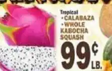 C Town Tropical Calabaza Whole Kabocha Squash offer
