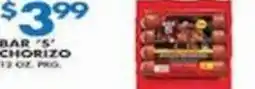 Associated Bar s chorizo offer