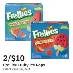 Fareway Frollies Fruity Ice Pops offer