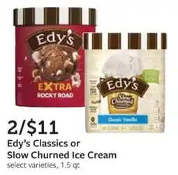 Fareway Edy's Classics or Slow Churned Ice Cream offer
