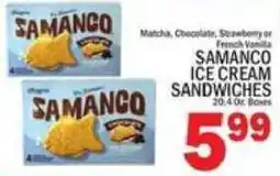 C Town Samanco ice cream sandwiches offer