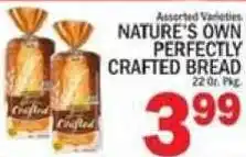 C Town Nature's Own Perfectly Crafted Bread offer