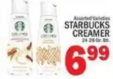 C Town Starbucks creamer offer