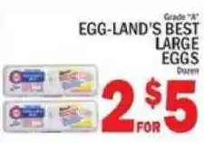 C Town Egg-Land's Best Large Eggs offer