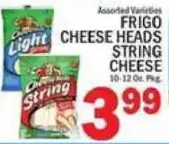 C Town frigo cheese heads string cheese offer