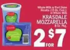 C Town Krasdale mozzarella offer