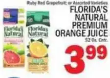 C Town Florida's natural orange juice offer