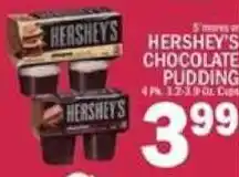 C Town Hershey's chocolate pudding offer