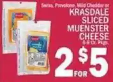 C Town Krasdale sliced munster cheese offer