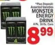 C Town Monster energy drink offer