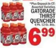 C Town Gatorade thirst quencher offer