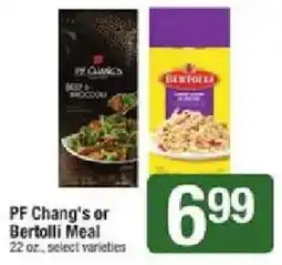 Shaw's Pf Chang's or Bertolli Meal offer