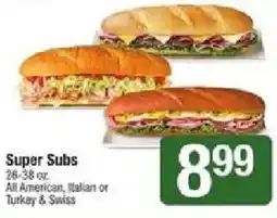 Shaw's Super Subs offer