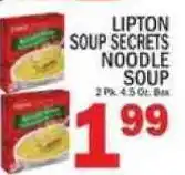 C Town Lipton soup secrets noodle soup offer