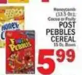 C Town Post pebbles cereal offer