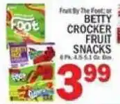 C Town Foot by the foot or betty crocker fruit snacks offer