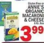 C Town Annie's organic macaroni & cheese offer