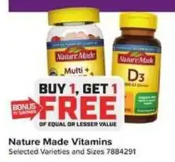 Giant Food Nature Made Vitamins offer