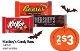 Shaw's Hershey's Candy Bars offer