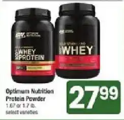 Shaw's Optimum Nutrition Protein Powder offer