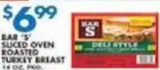 Associated Bar 's sliced oven roasted turkey breast offer