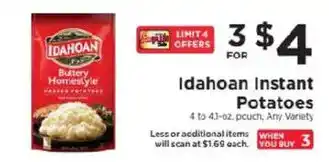 Idahoan instant potatoes
