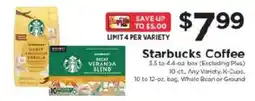 ShopRite Starbucks Coffee offer